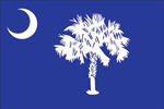 South Carolina State Flag 5\'x8\' Nylon
