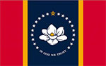 Mississippi State Flag 5\'x8\' Nylon