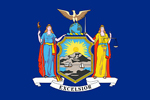 New York State Flag 5'x8' Poly-Max