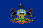 Pennsylvania State Flag 5\'x8\' Nylon