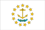 Rhode Island State Flag 8\'x12\' Nylon