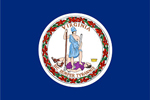 Virginia State Flag 4'x6' Poly-Max