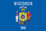 Wisconsin State Flag 8\'x12\' Nylon