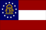 Georgia State Flag - 10\'x15\' Nylon