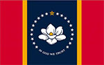 Mississippi State Flag 3'x5' Nylon