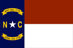 North Carolina State Flag 3'x5' Nylon