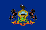 Pennsylvania State Flag 4'x6' Nylon